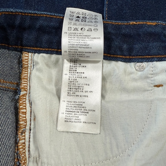 Sandro Paris Jeans Womens Size EU38 Dark Blue Skinny High Waist Capri - Picture 13 of 13